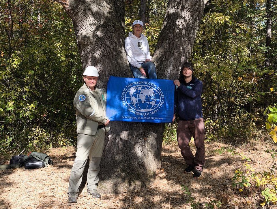 Эковолонтеры взяли под опеку энгельсский дуб-великан